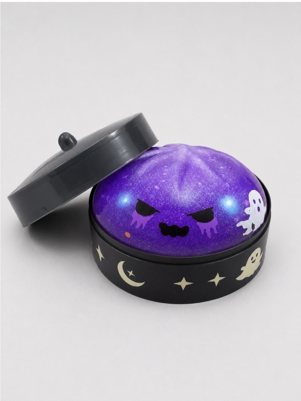 Purple Ghost Halloween Dumpling Squishy - Marble Edition w/ Case